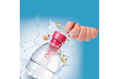 Image Probiotic bottle cap dispensing solution.